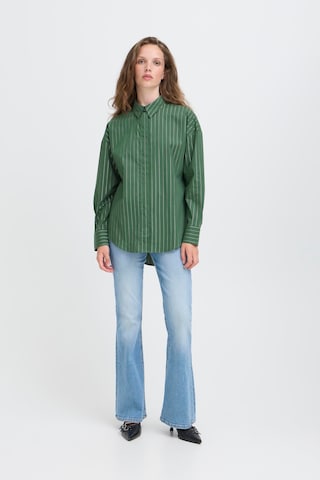 ICHI Blouse in Green