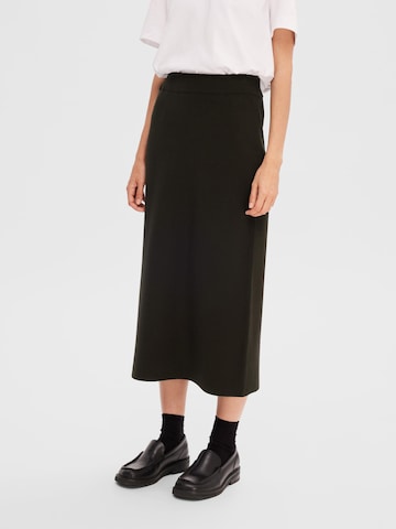 SELECTED FEMME Skirt 'Karo' in Black