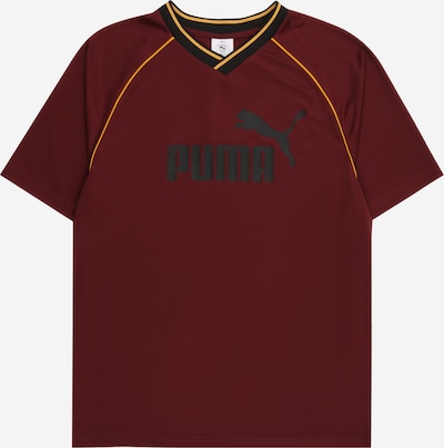 Sportiniai marškinėliai 'Ess' iš PUMA, spalva – oranžinė / vyno raudona spalva / juoda, Prekių apžvalga