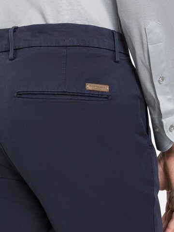 Baldessarini Slimfit He-Hose Chino Pima Cotton Stretch 'Jorck' in Blau