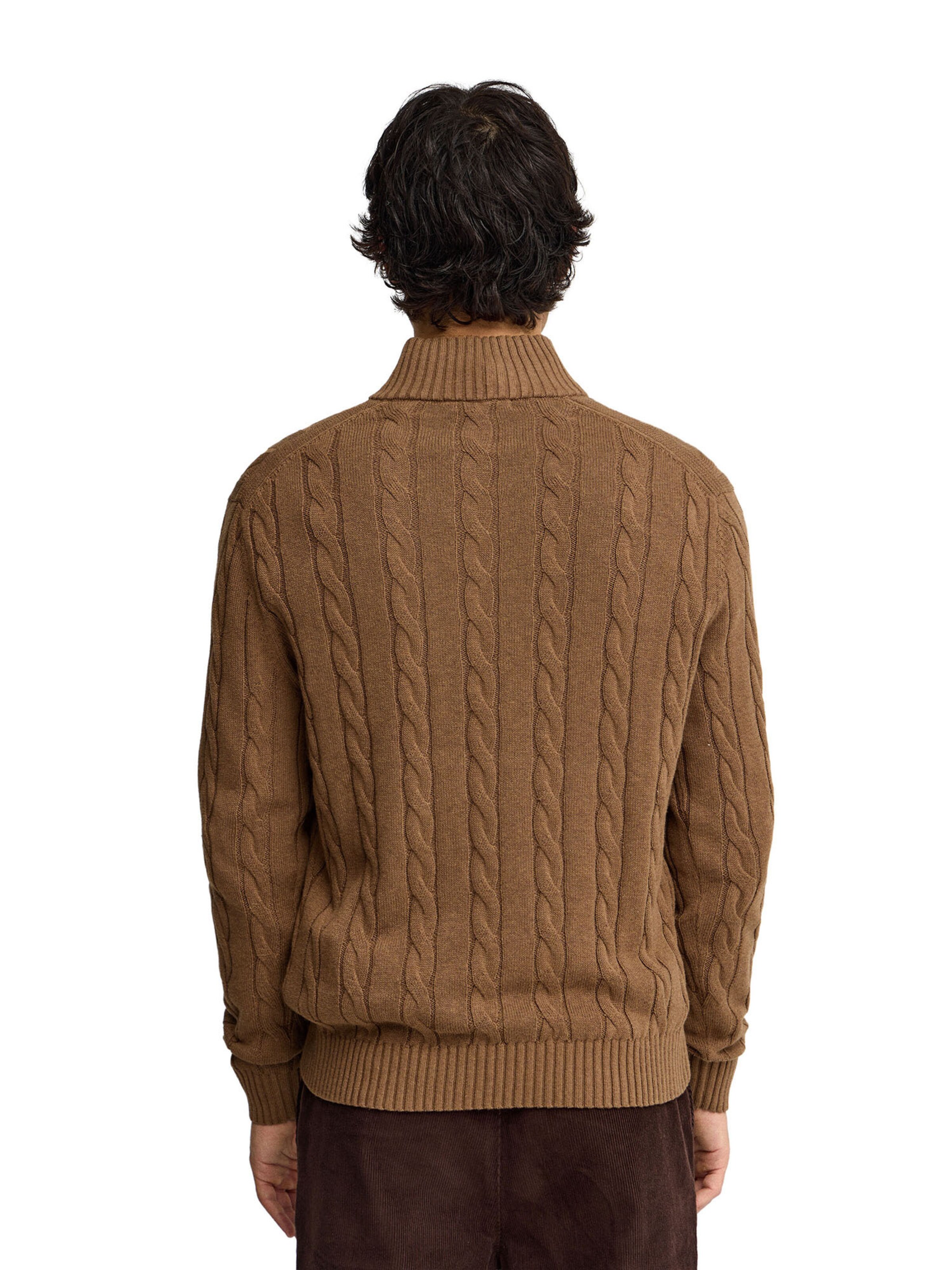 Polo Club Pullover 'RIGBY' in Braun