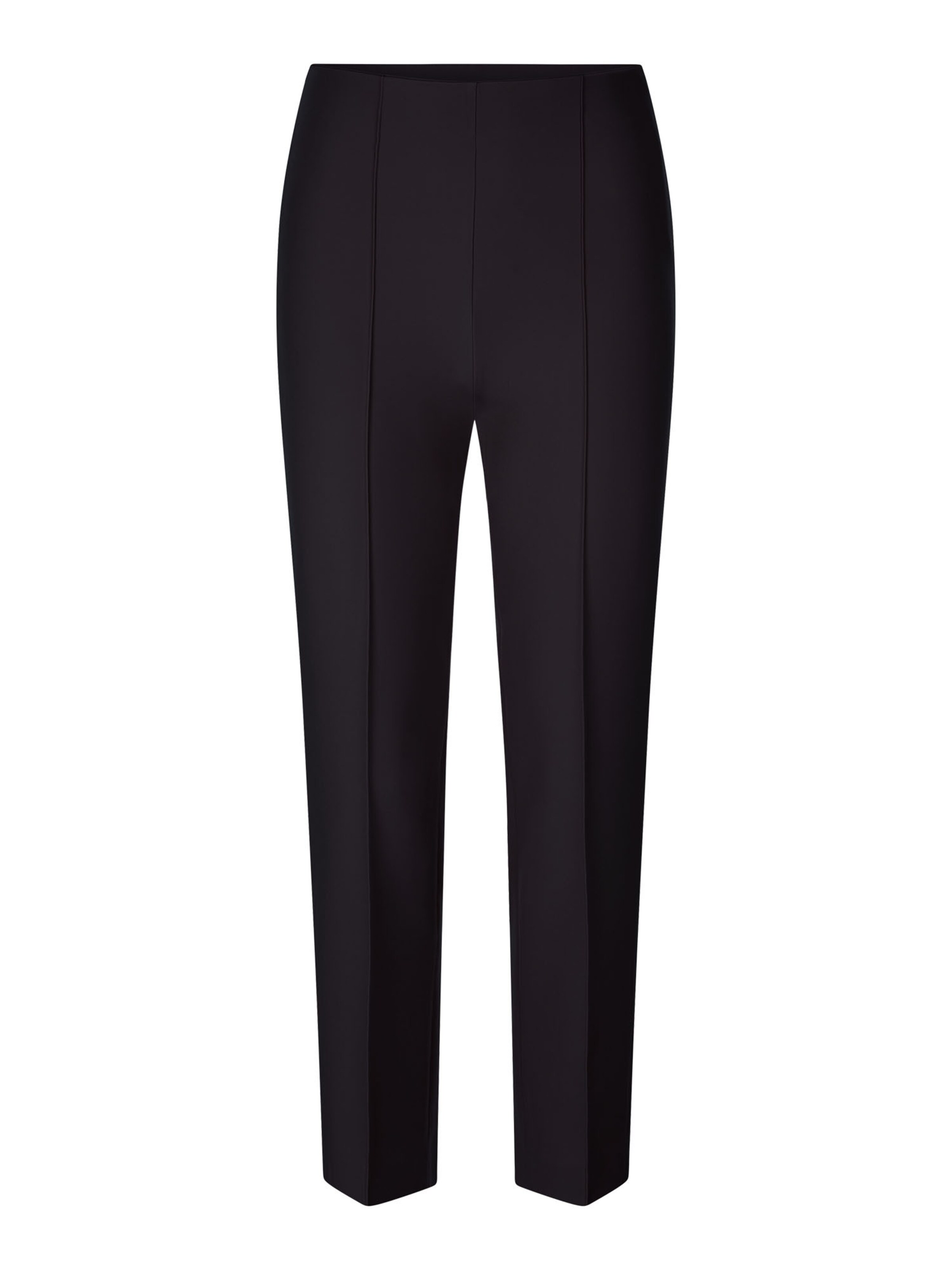 Rich & Royal Скинни Плиссированные брюки в Черный: спереди