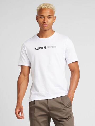 JACK & JONES Футболка в Белый: спереди