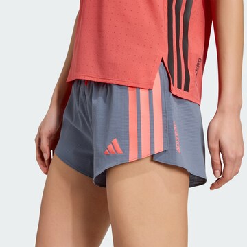 ADIDAS PERFORMANCE Normální Sportovní kalhoty 'Adizero' – šedá