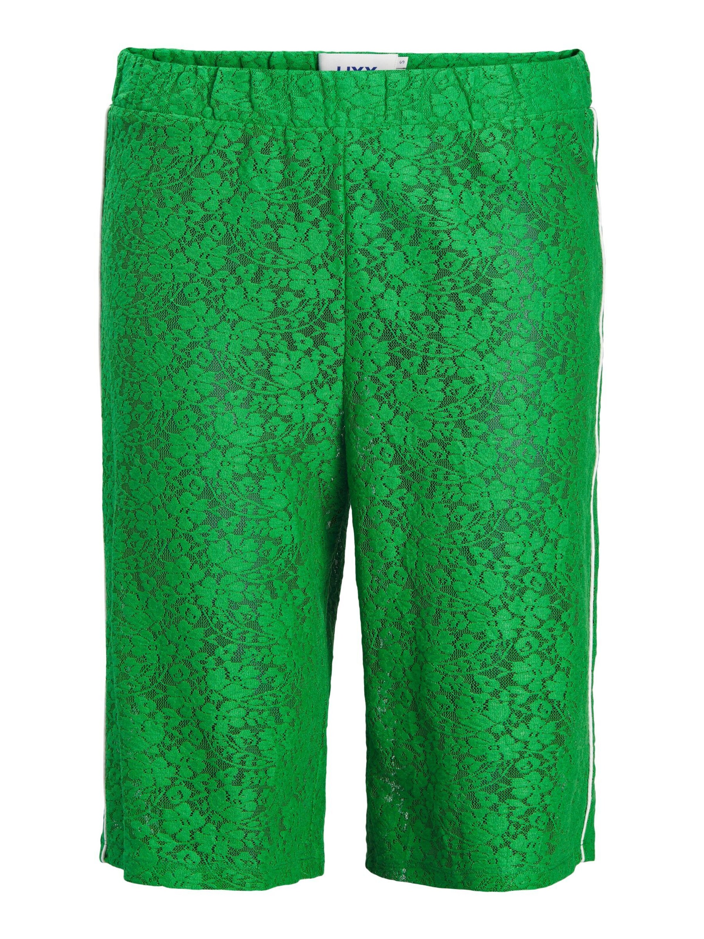 JJXX Regular Broek 'JXStine' in Groen: voorkant