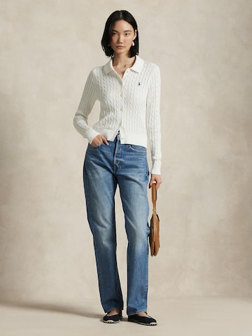 Polo Ralph Lauren Πλεκτή ζακέτα σε λευκό