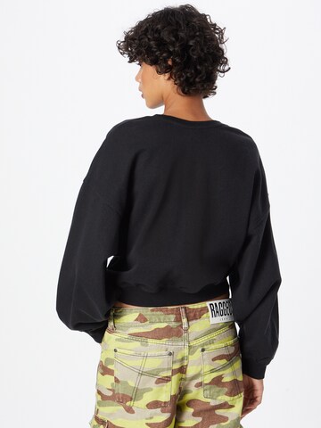 AfendsSweater majica 'Hemp' - crna boja