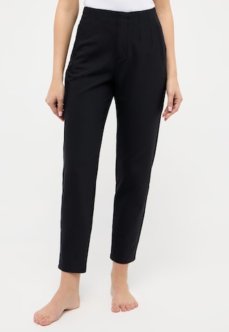Angels Tapered Chino 'Holly Crop Chic' in Zwart: voorkant