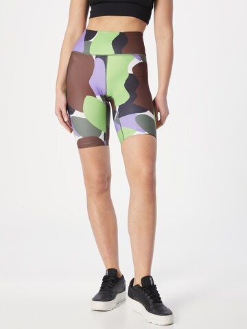 Monki Skinny Leggings in Mixed colors: front