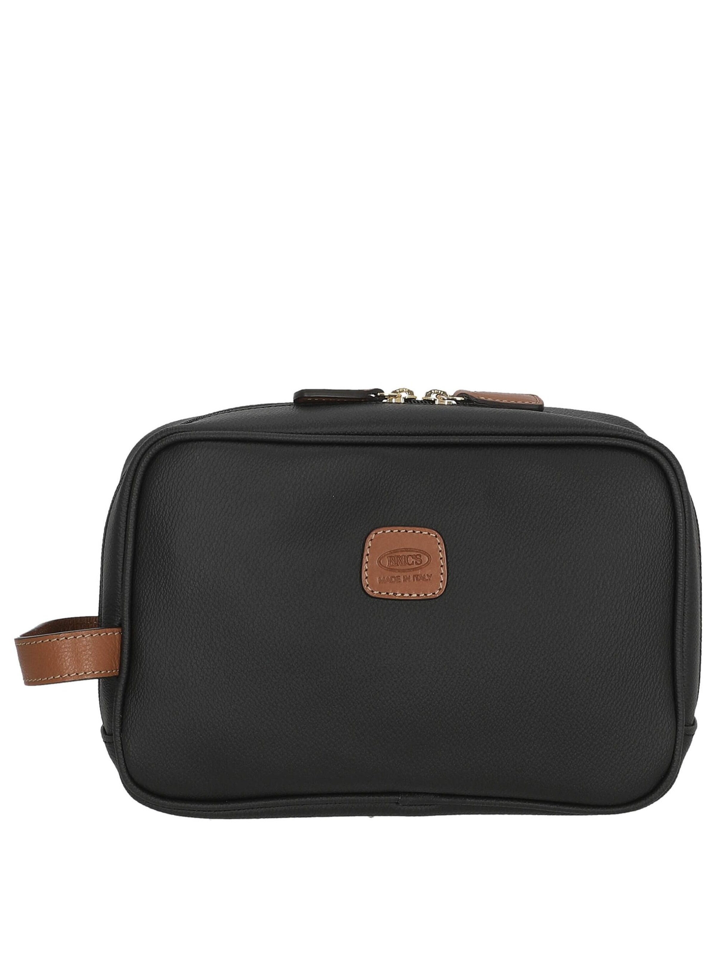 Bric's Kulturtasche 'Firenze'‌‌‌‌‌‌‌‌‌ in Schwarz: Vorderseite