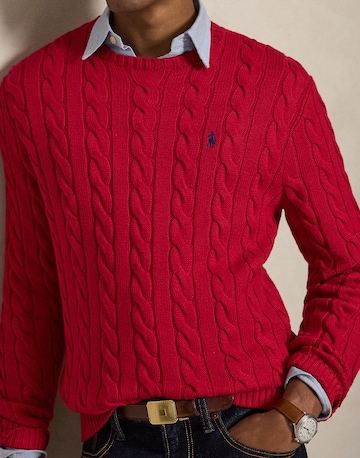 Polo Ralph Lauren Regular Fit Pullover 'DRIVER' in Rot