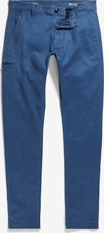 G-Star RAW Skinny Chino in Blauw: voorkant