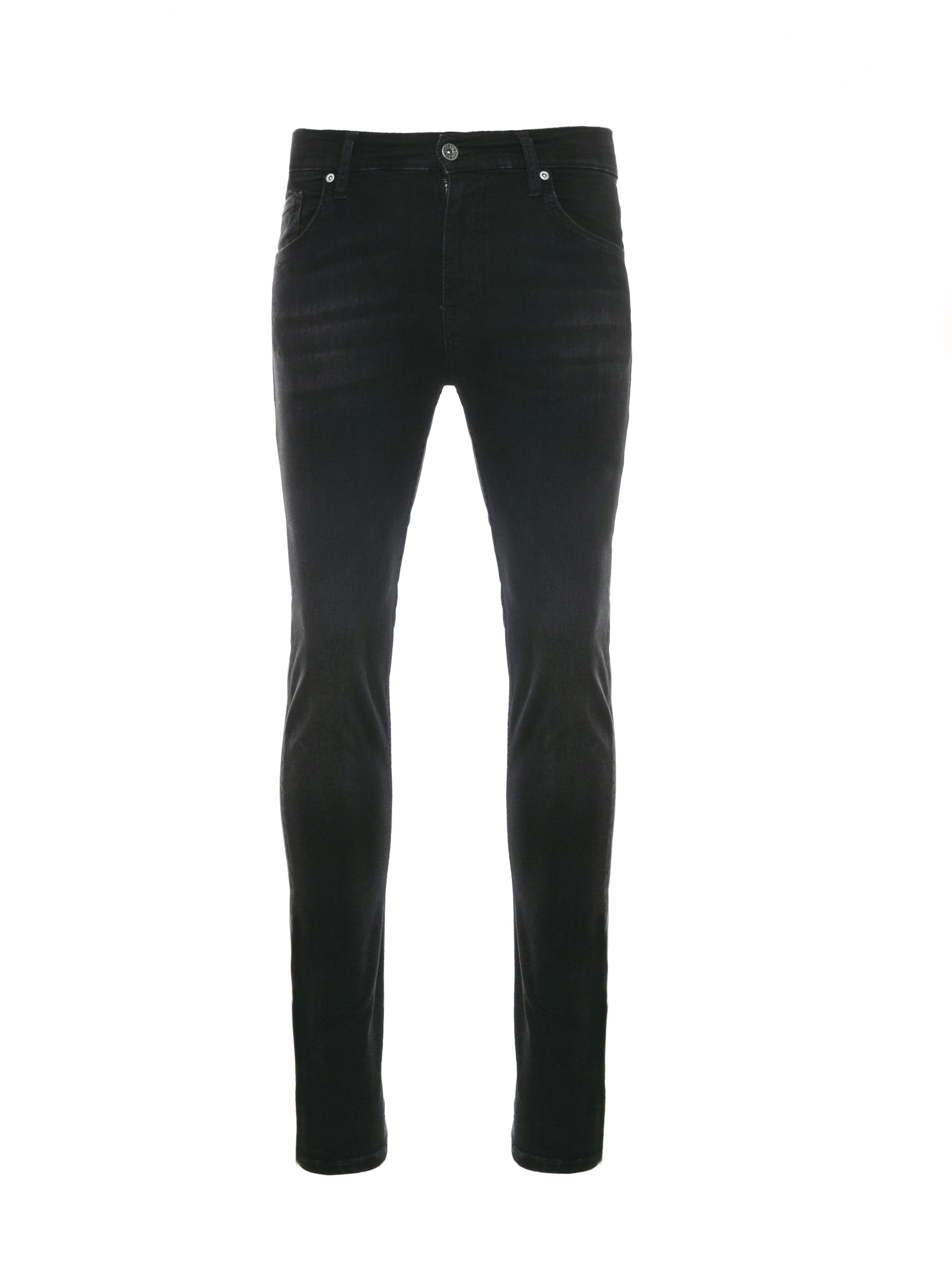 BIG STAR Skinny Jeans 'Deric' in Zwart: voorkant