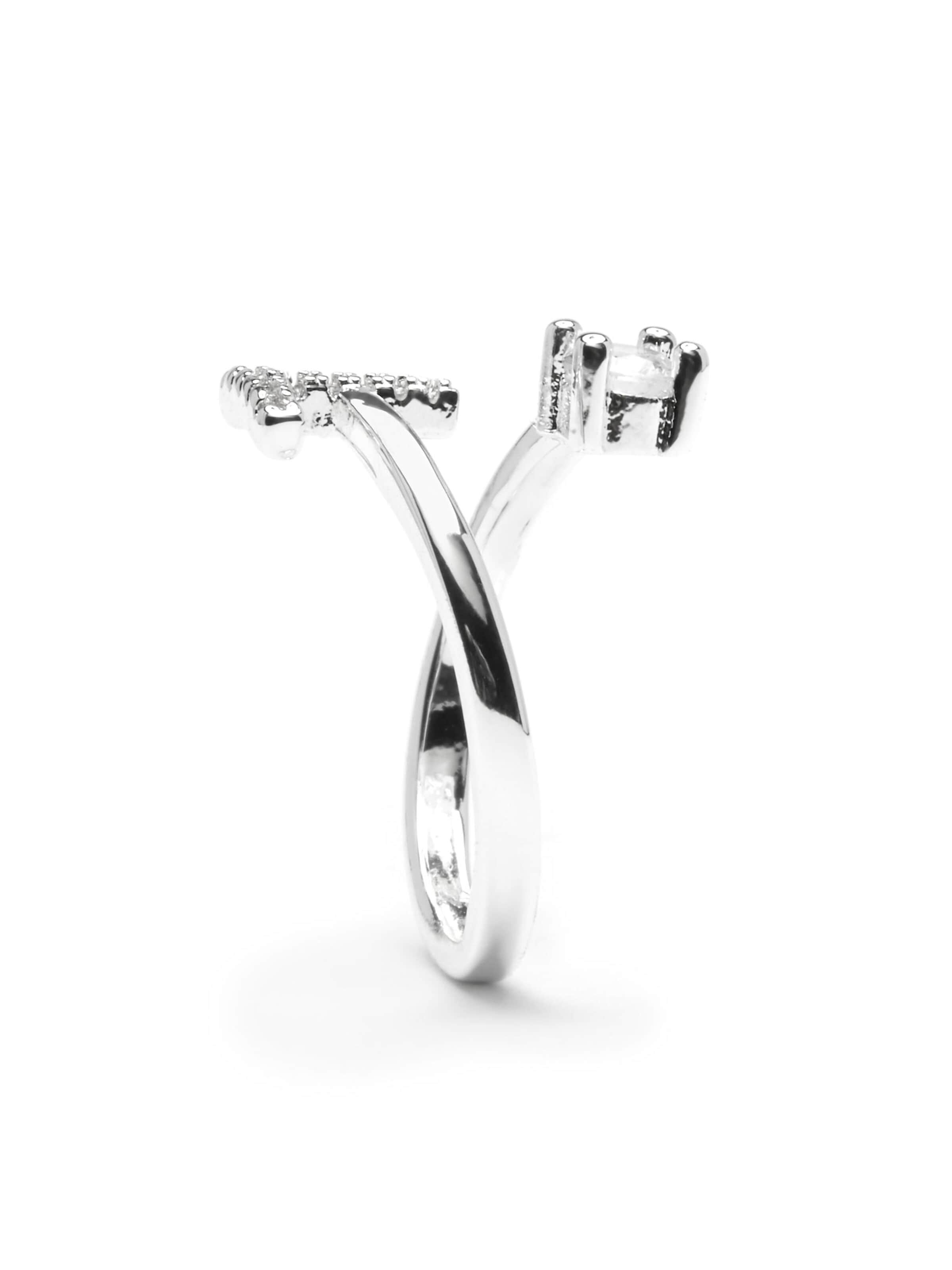 Bague 'Alphabet T' Luxenter en argent