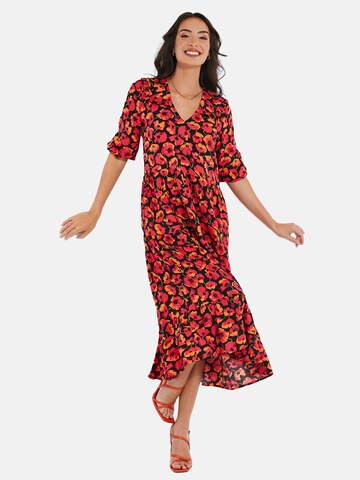 Threadbare Kleid 'Lizzle' in Rot: Vorderseite