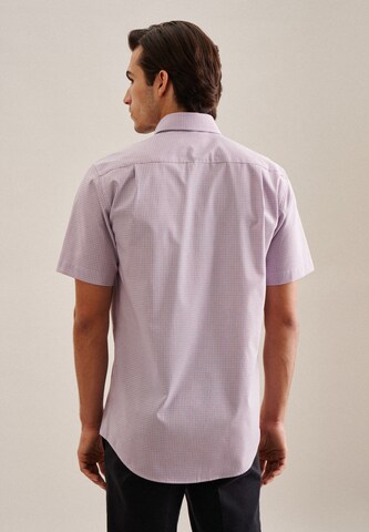 SEIDENSTICKER Regular fit Zakelijk overhemd 'SMART ESSENTIALS' in Rood