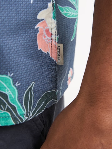 Petrol Industries Regular fit Overhemd in Blauw