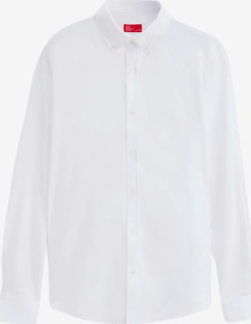 D’S Damat Regular fit Button Up Shirt in White: front