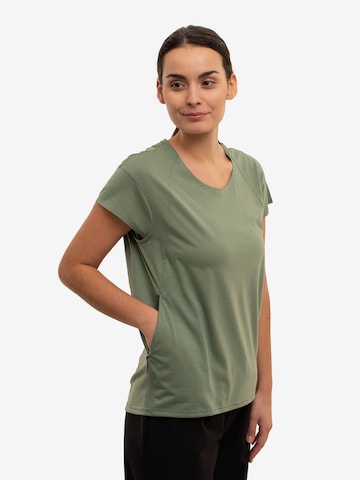 Rukka Функциональная футболка 'Majga' в Зеленый: спереди