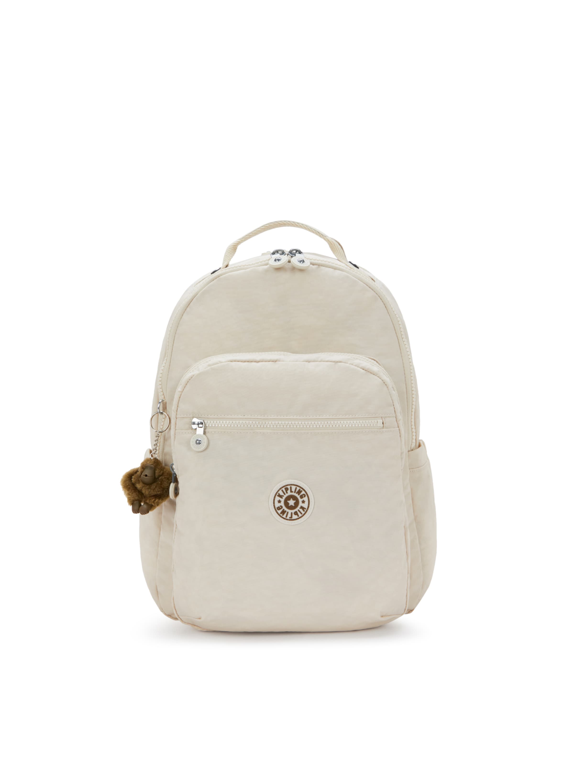 KIPLING Hátizsák 'Seoul' - bézs: elől