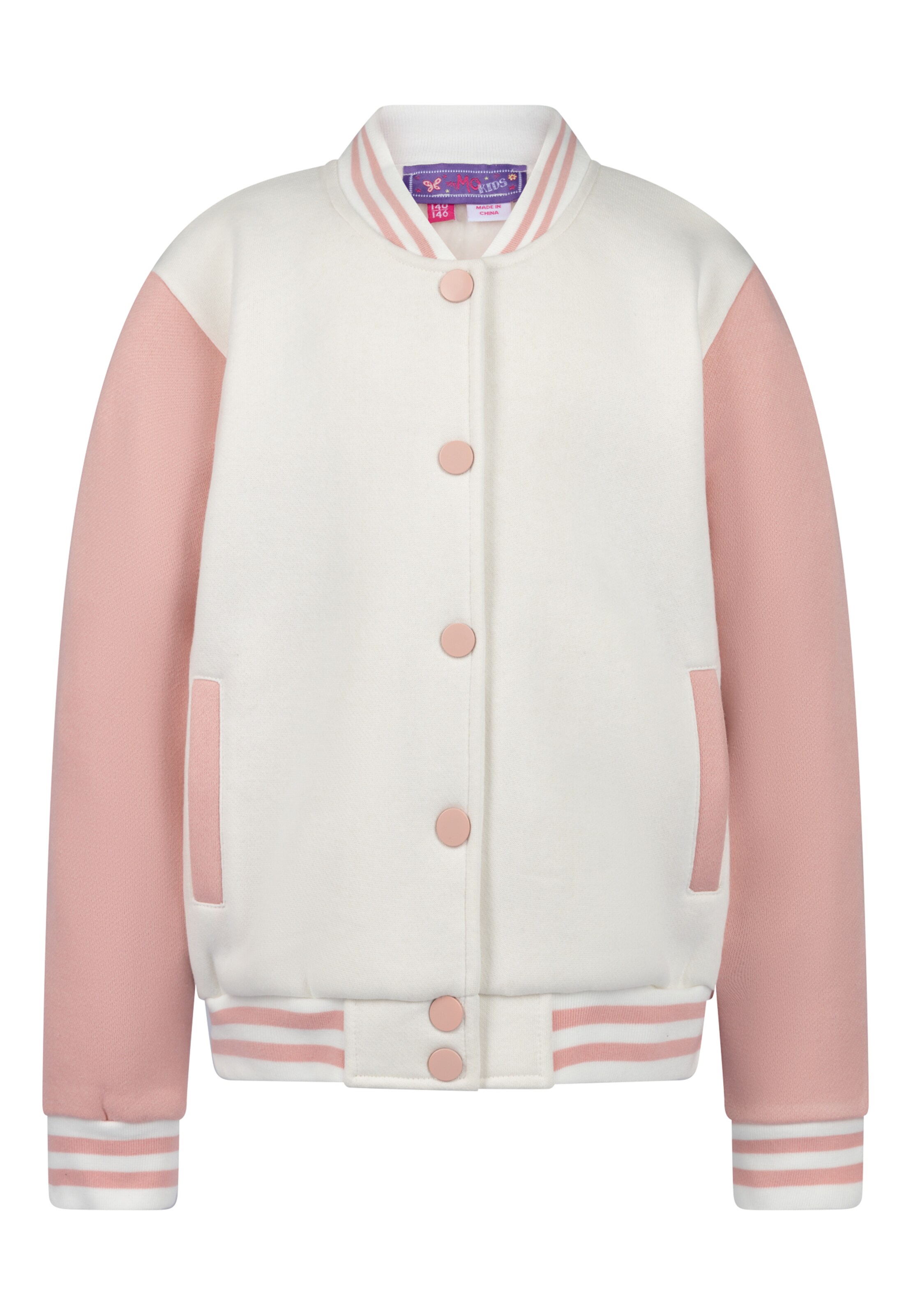 Giacca di felpa di myMo KIDS in bianco: frontale
