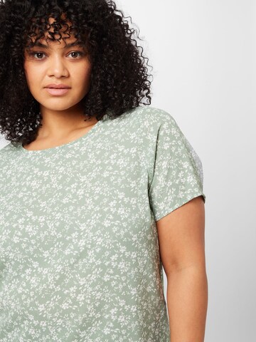 ONLY Carmakoma Blouse 'Vica' in Groen