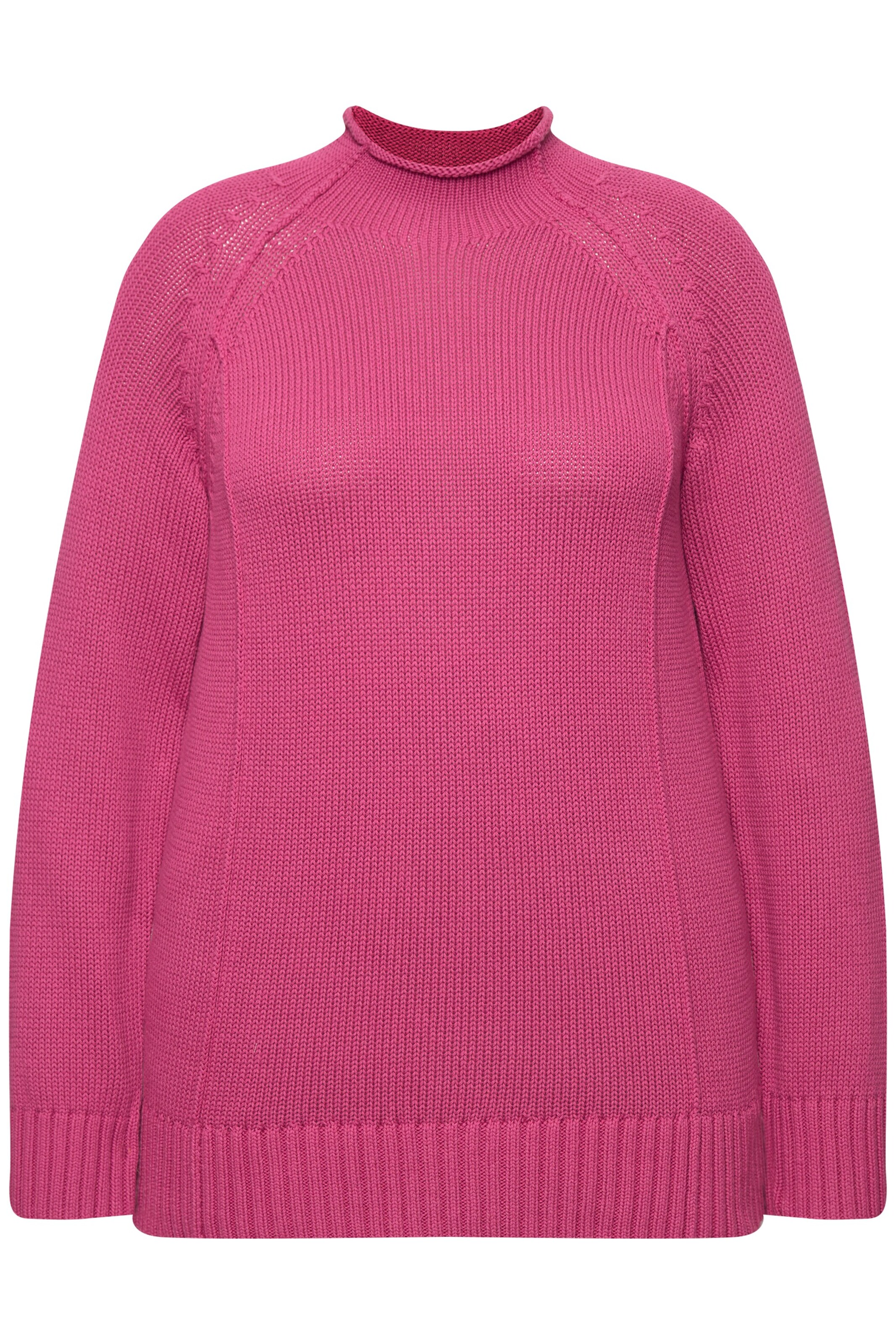 Ulla Popken Trui in Roze: voorkant