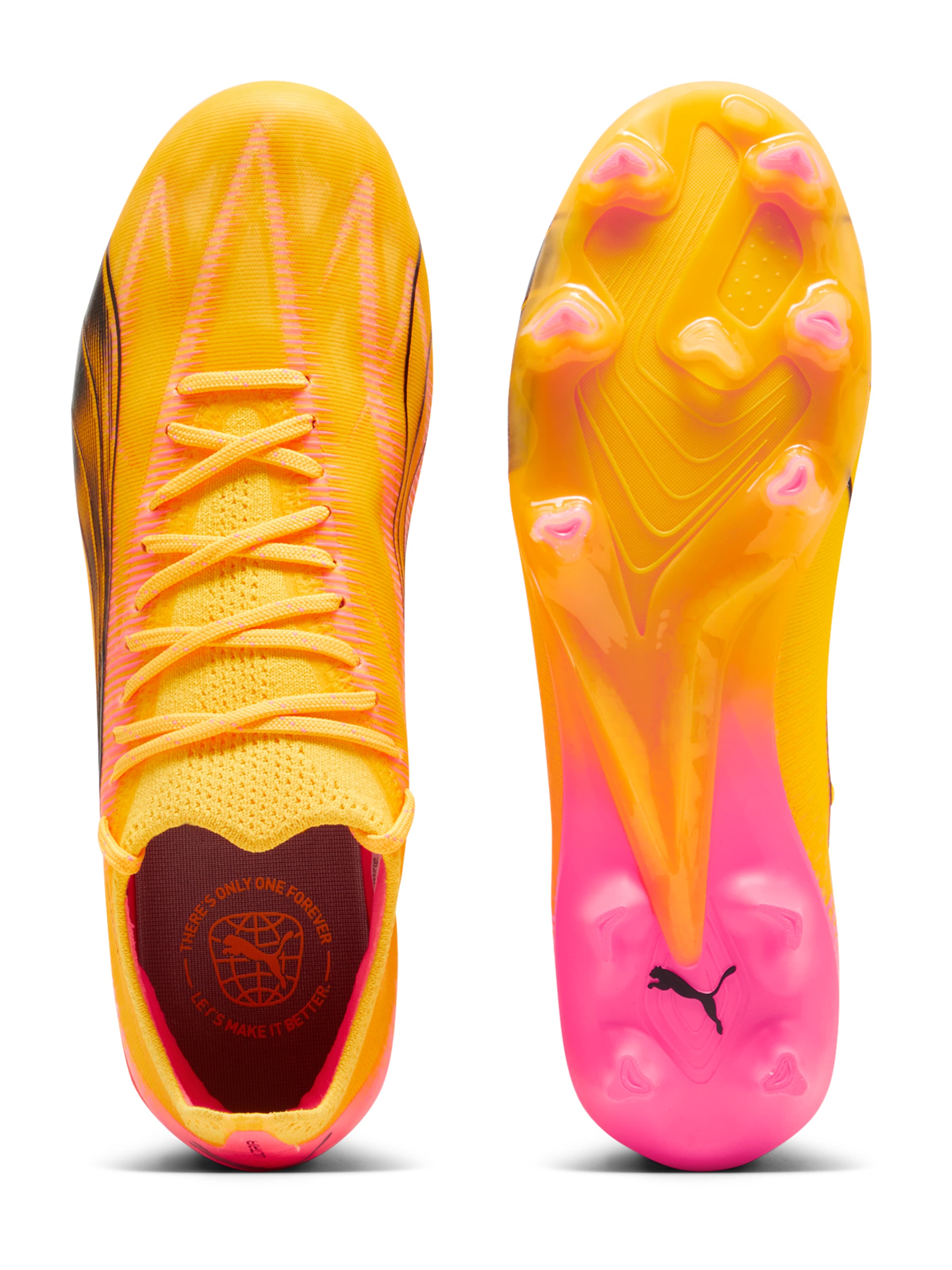 PUMA Jalgpallijalats 'ULTRA ULTIMATE', värv kollane