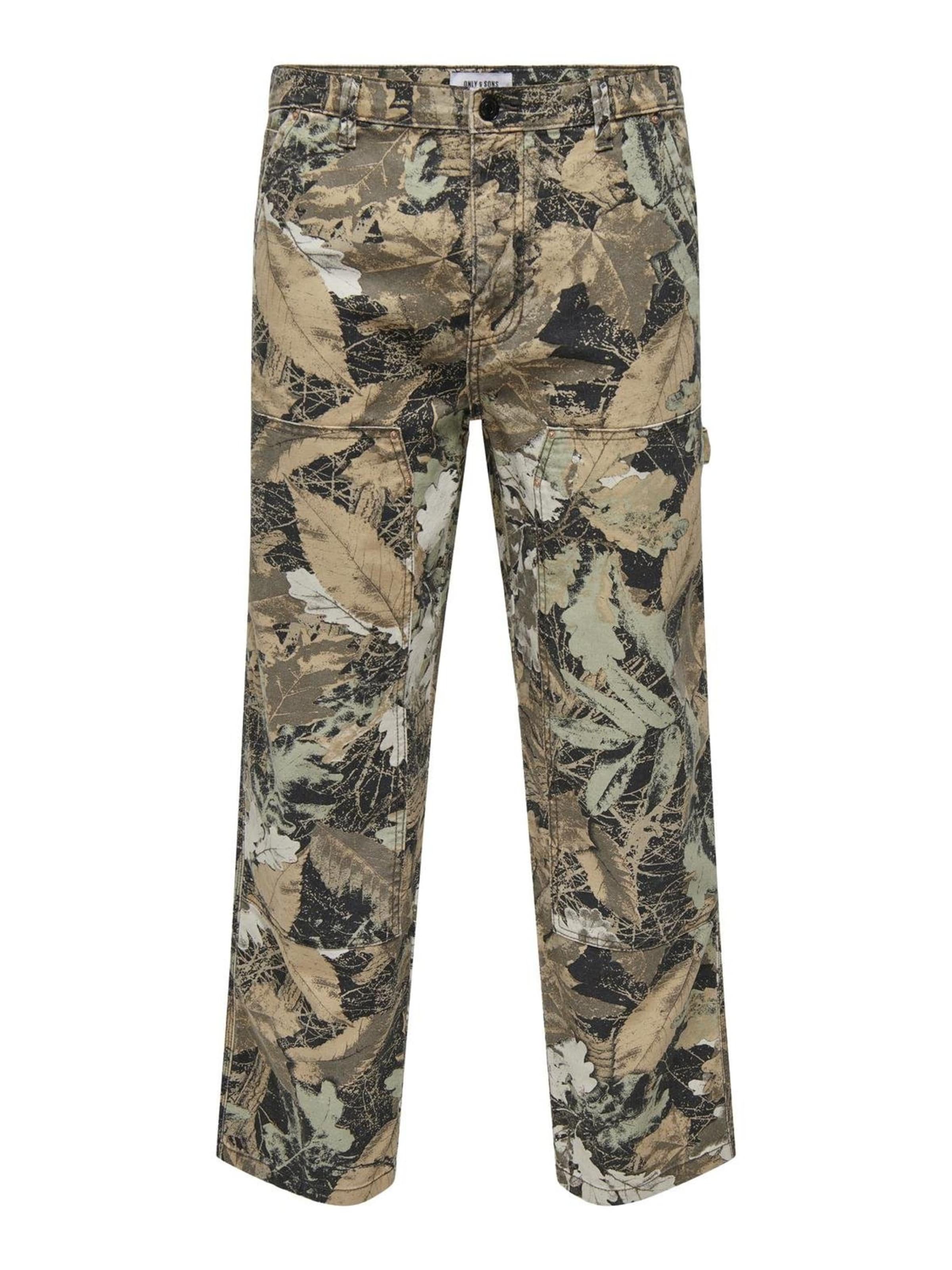 Only & Sons Loosefit Hose 'ONSFADE' in Braun: Vorderseite