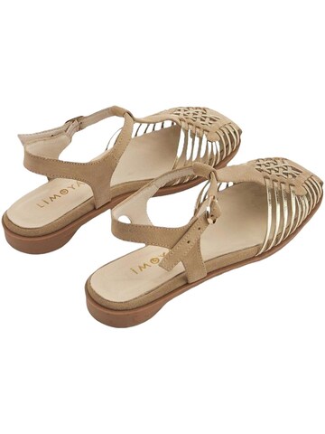 Limoya Strap Sandals 'Kelly' in Beige