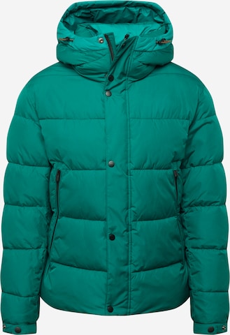 BOSS Zimní bunda 'Omaris' – zelená: přední strana