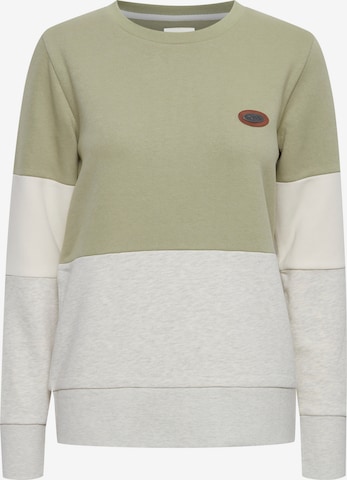 Oxmo Sweatshirt 'Trine' in Groen: voorkant