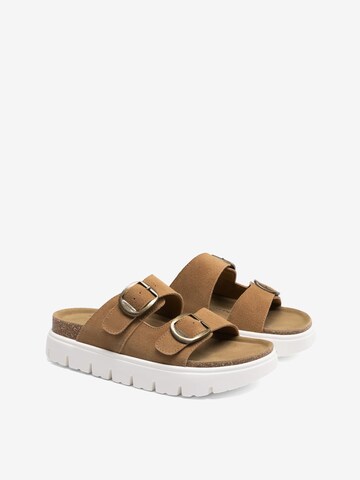 Sandales 'Damen-Plateausandalen mit Keilabsatz und Fußgewölbeunterstützung' Dream Pairs en marron