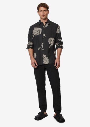 Marc O'Polo Regular fit Button Up Shirt in Black