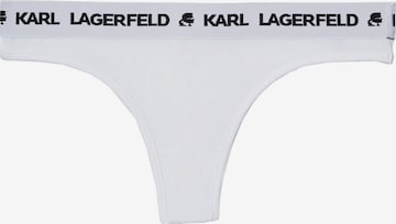 Karl Lagerfeld - Tanga em branco: frente