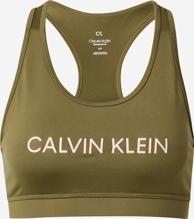 Calvin Klein Performance Спортен сутиен в маслина / бледорозово, Преглед на продукта