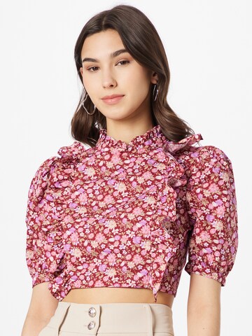 Top di GLAMOROUS in rosso: frontale