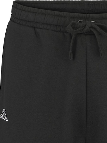 KAPPA - Regular Calças 'KMLogo Caseri' em preto
