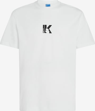 KARL LAGERFELD JEANS - Camiseta en blanco: frente