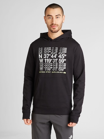 THE NORTH FACE Sweatshirt i svart: framsida