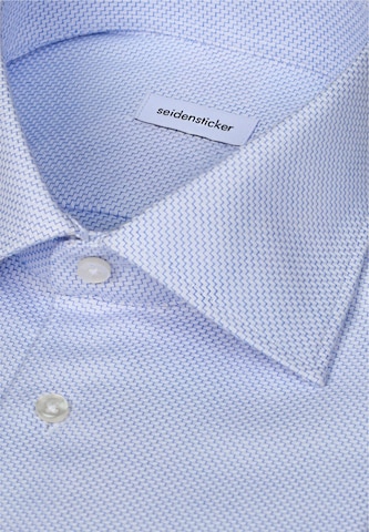 SEIDENSTICKER Slim Fit Hemd in Blau