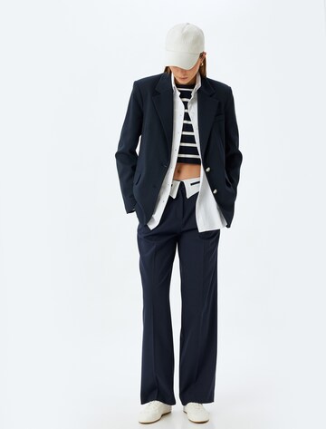 Koton Loosefit Pantalon in Blauw