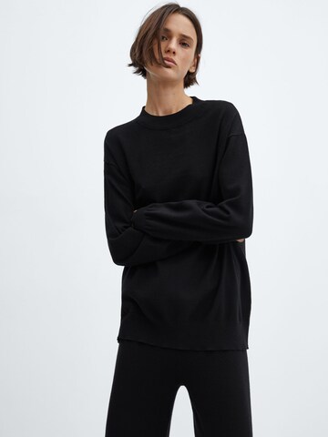 MANGO Sweater 'VIEIRA' in Black: front