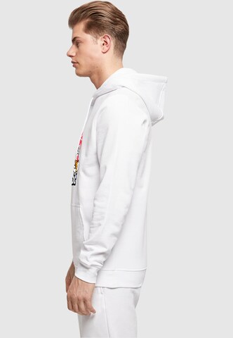 ABSOLUTE CULT Sweatshirt 'Tom And Jerry - Chase' in White