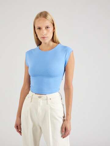 Gina Tricot Top in Blauw: voorkant