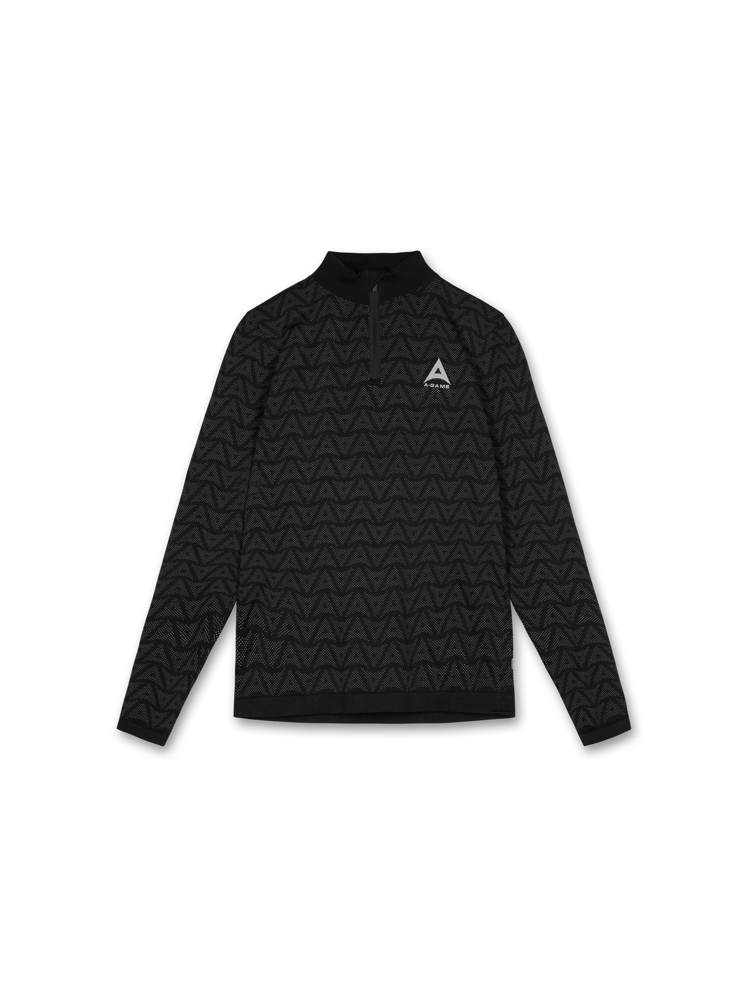 A-Game - Camiseta funcional en negro: frente
