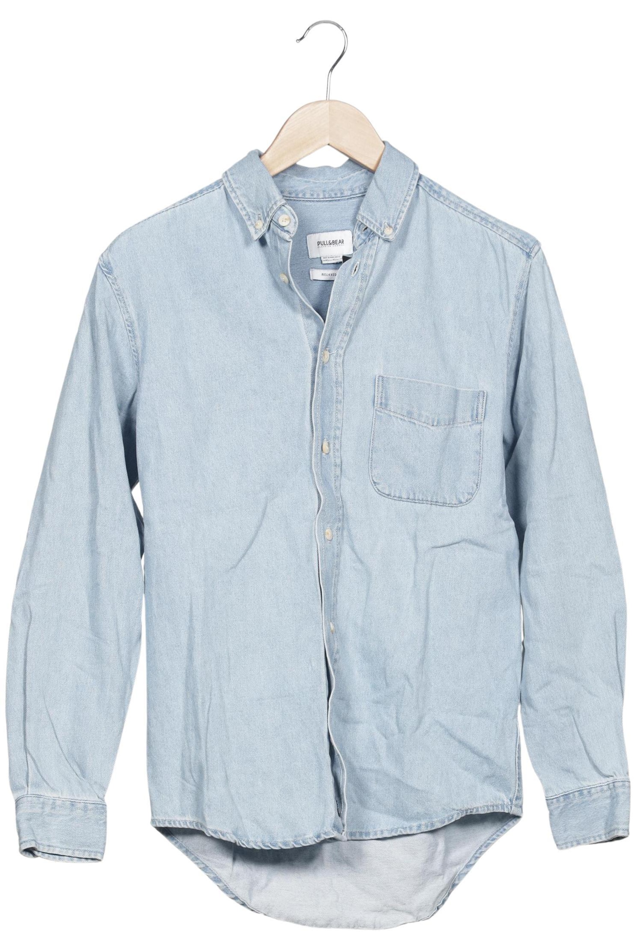 Pull&Bear Hemd XS in Blau: Vorderseite