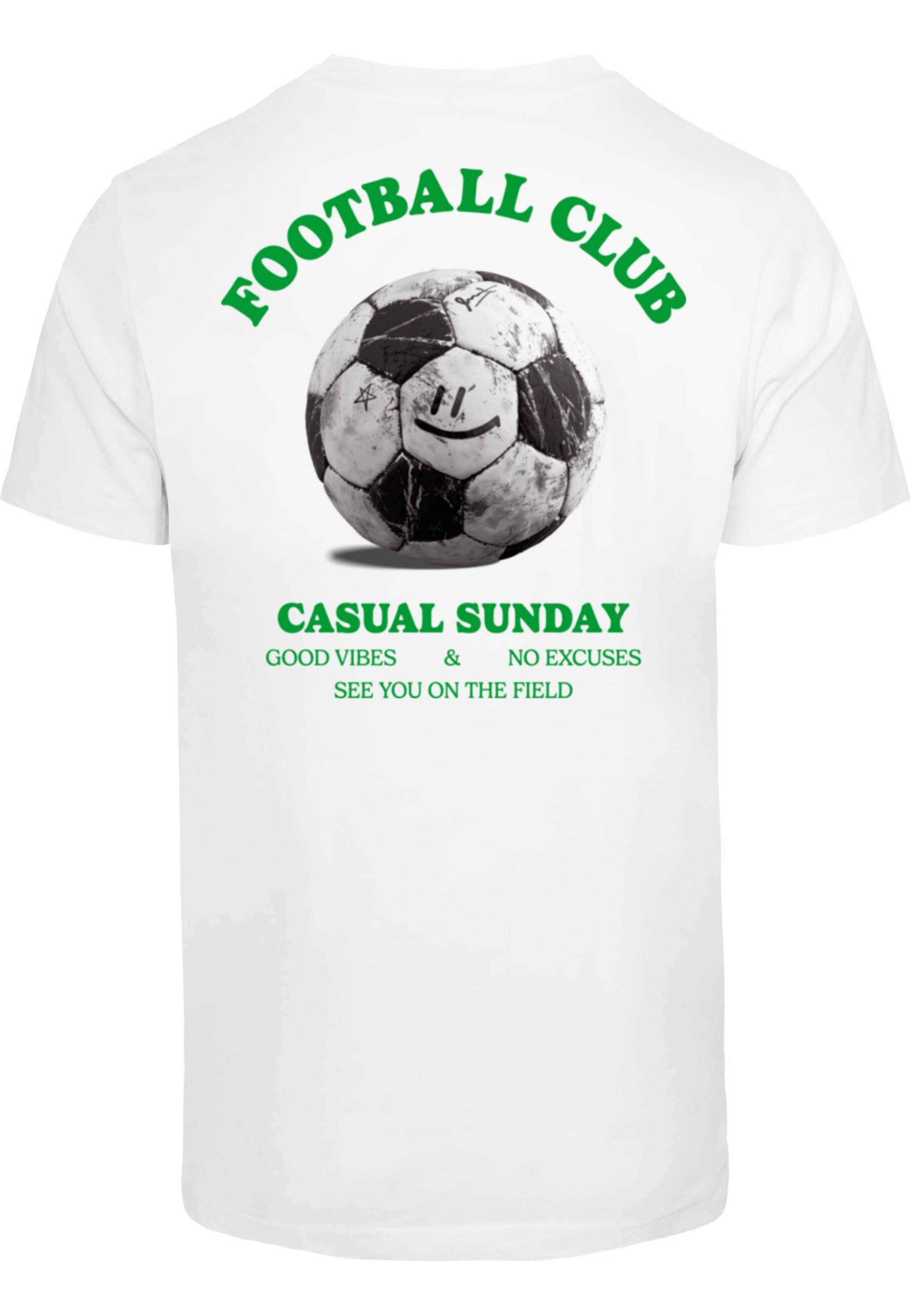 Mister Tee Shirt 'See you on the Field' in White