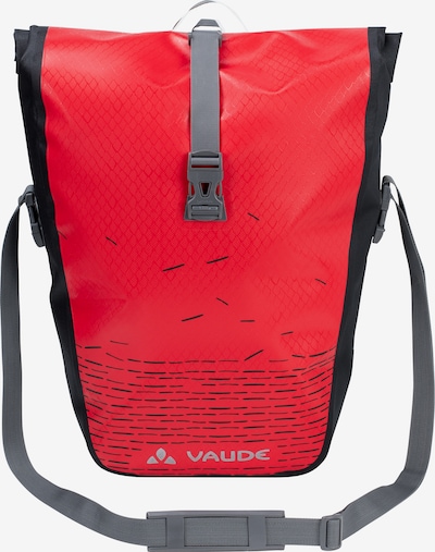 VAUDE Hinterradtaschen in grau / rot / schwarz, Produktansicht