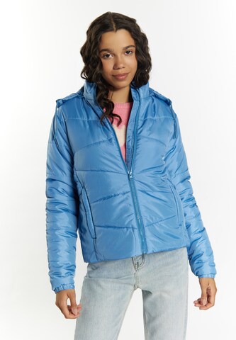 MYMO Between-season jacket in Blue: front